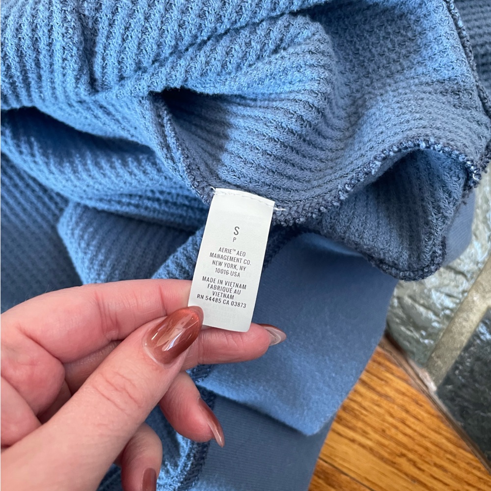 3 Aerie Waffle Hoodies - Picture 7 of 10